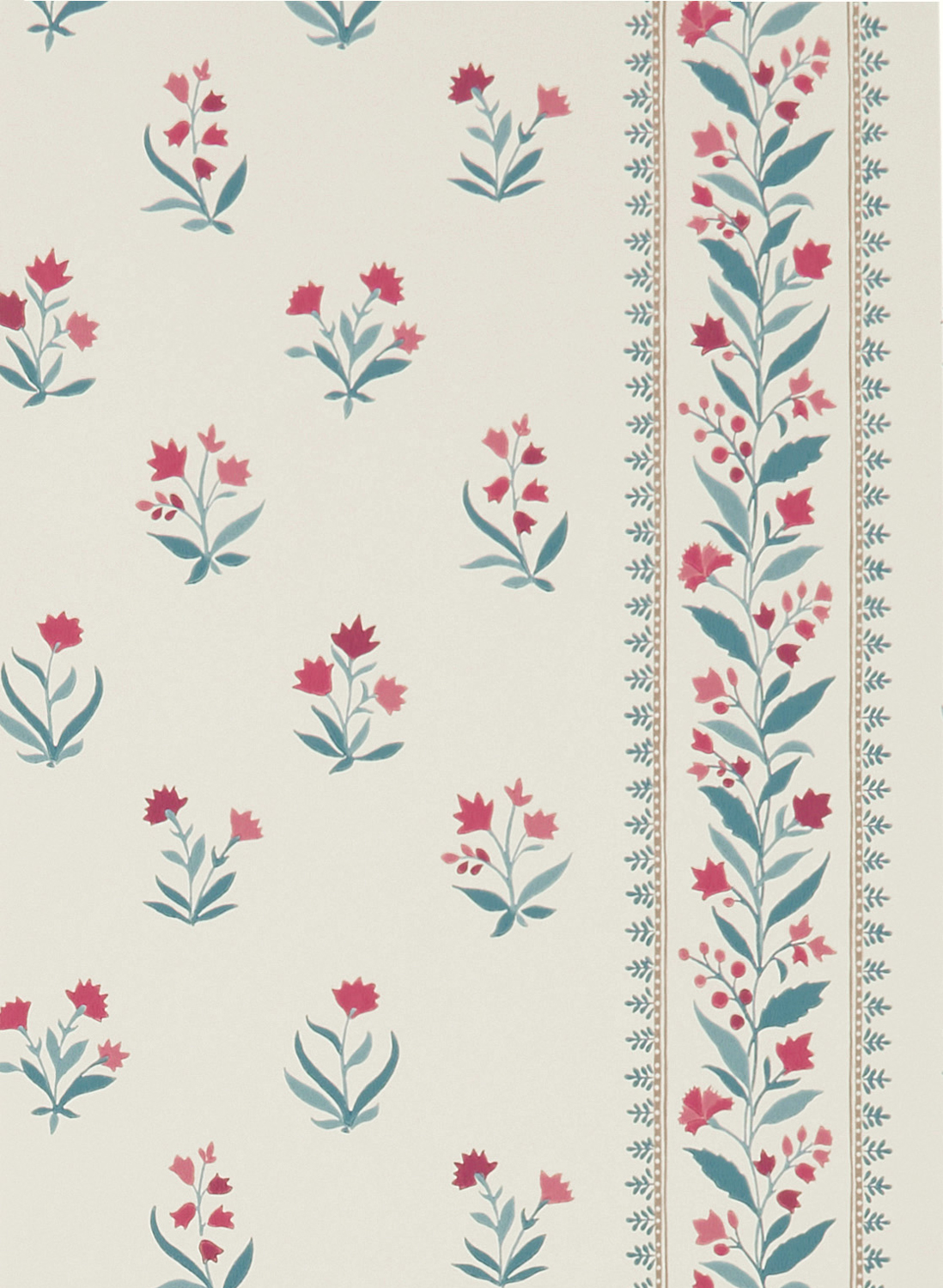 Tapete Petit Dapuri - Blue/ Red