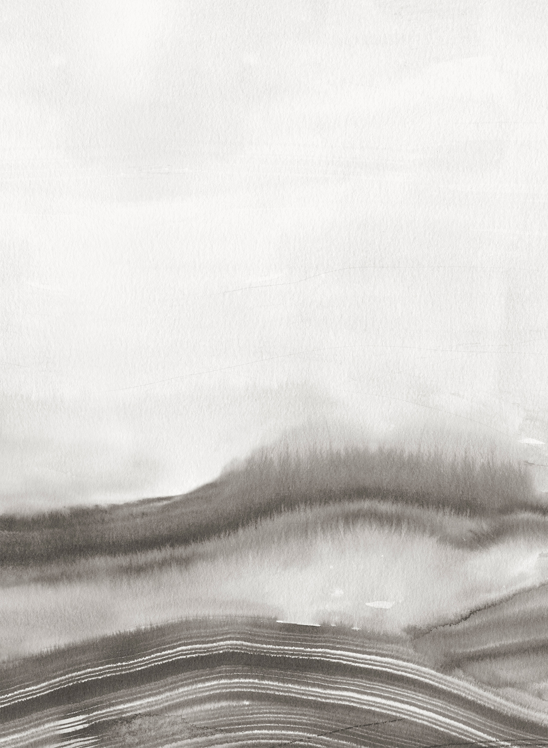 Wandbild Atmospheric Haze - Onyx