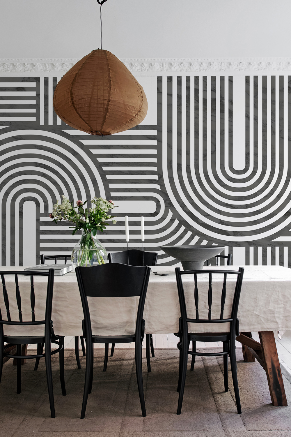 Wandbild Twine - Graphite