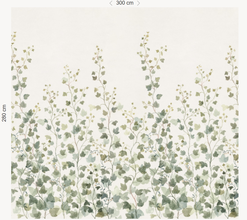 Wandbild Ivy - green