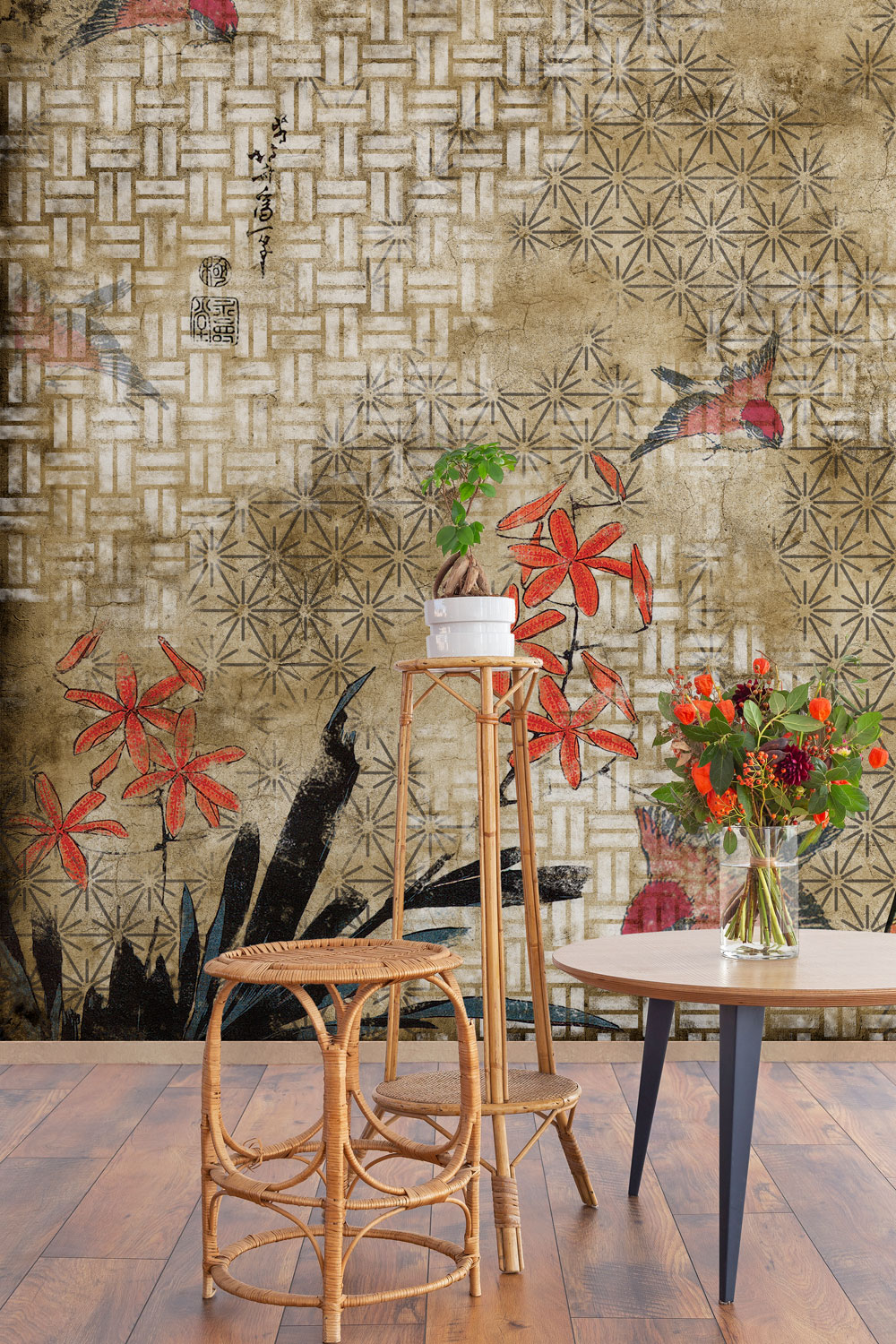 Wandbild Geisha Graffiti - 8000036N