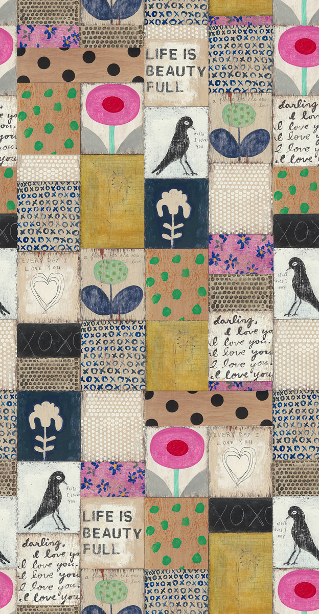Tapete Collage - WP20282