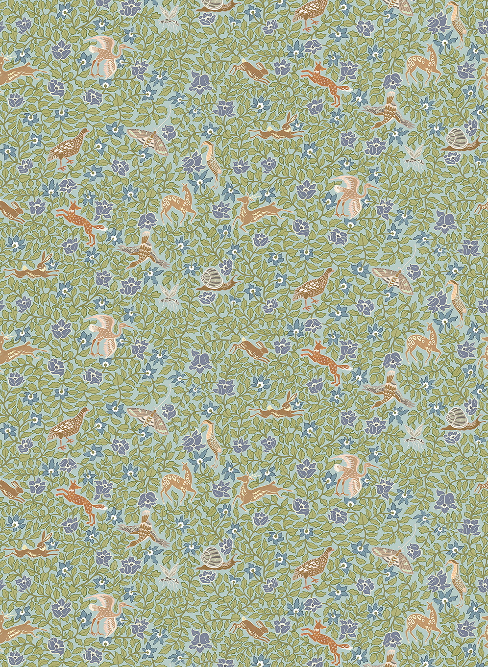 Wallpaper Haresfield Walk - Blue