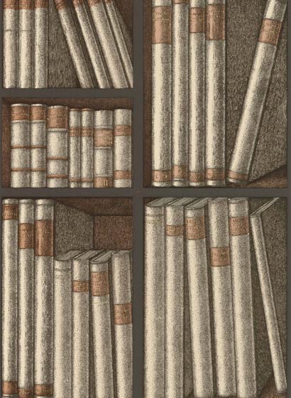 Tapete Ex Libris - Oat and Charcoal