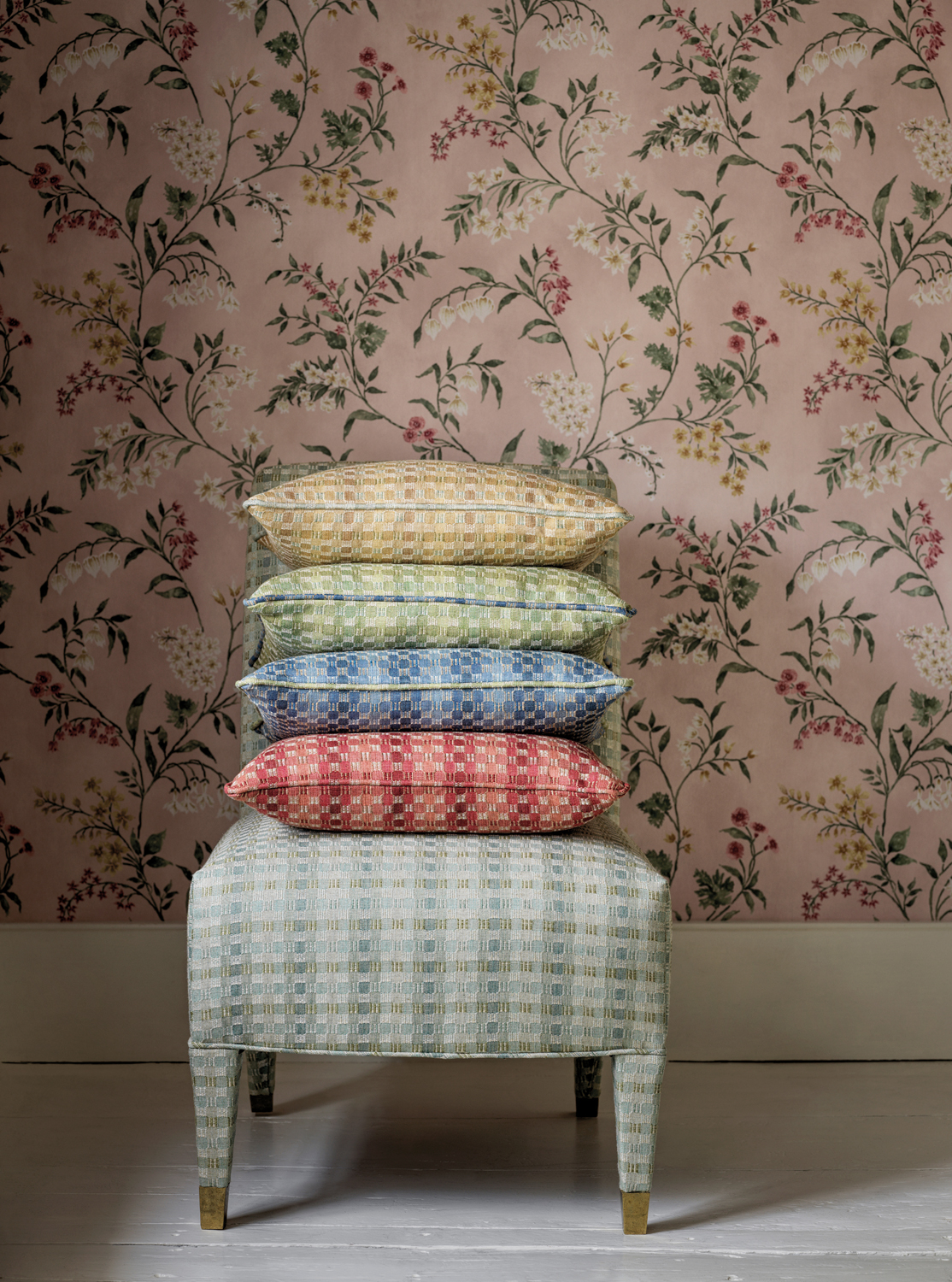 Tapete Almora - Pink/ Yellow/ Sage