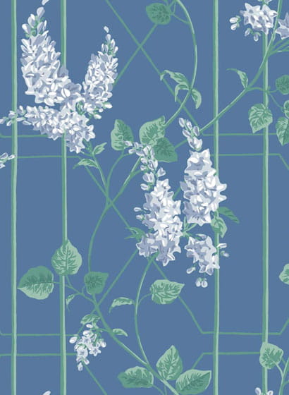 Tapete Wisteria - Powder Blue/ Jade