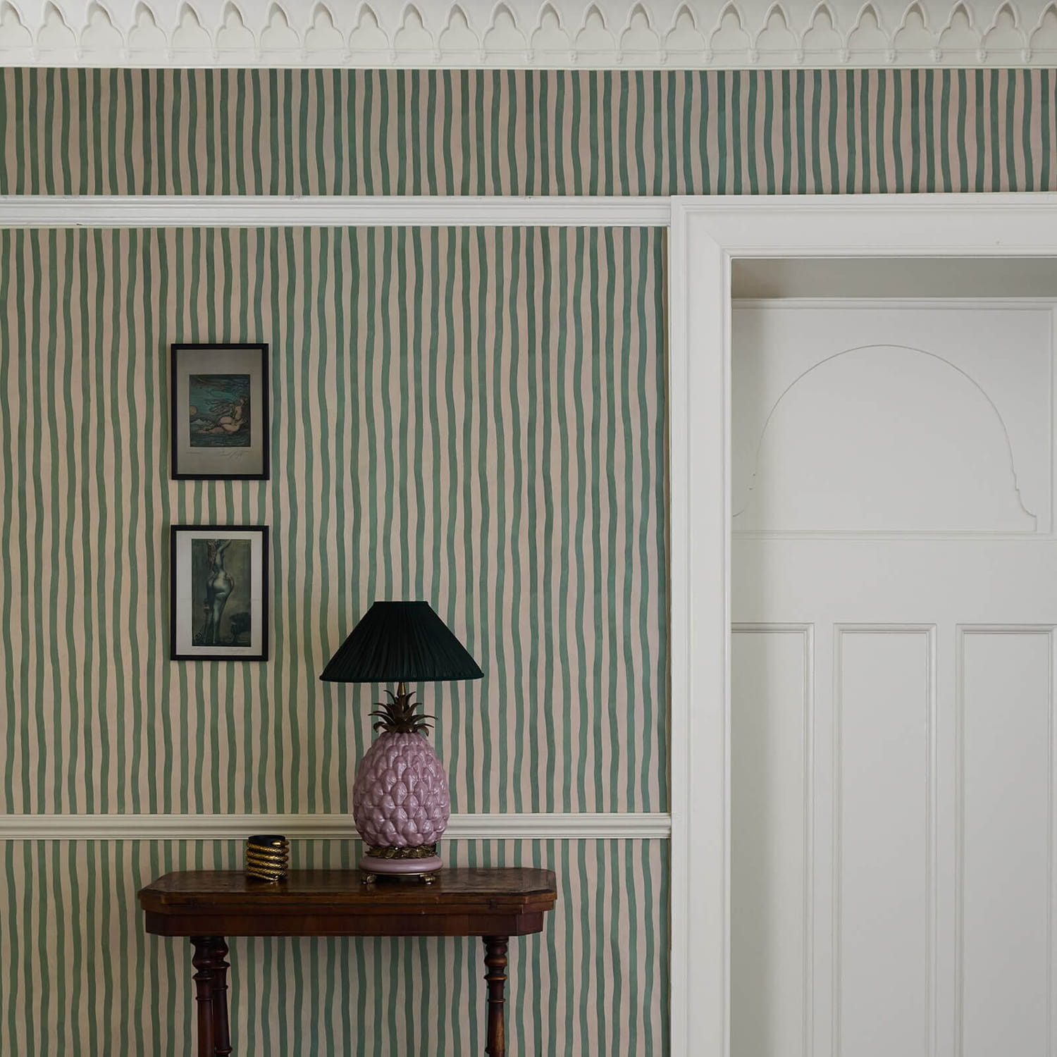 Papier peint Artists Stripe - Cocoa