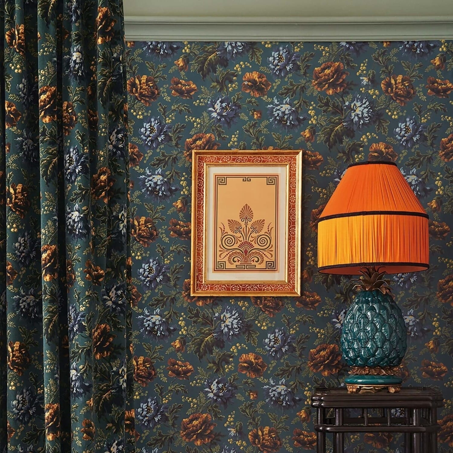 Tissu Opia - Velvet - Petrol