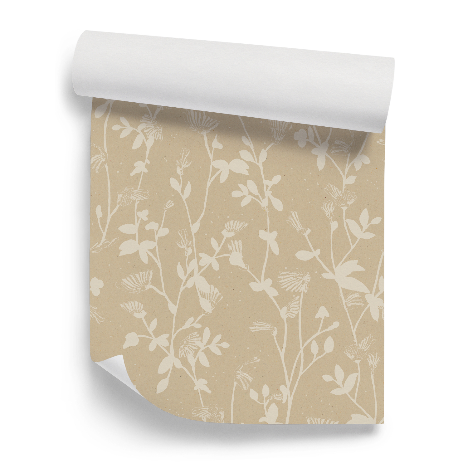 Tapete Feather Plant - Beige