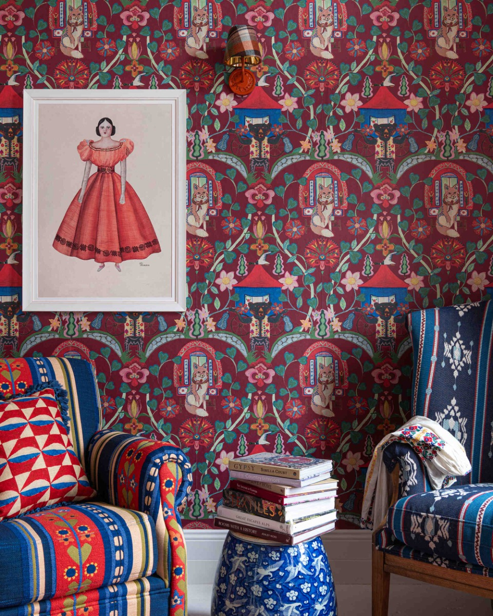 Tapete Gypsy Fairytale - Ruby