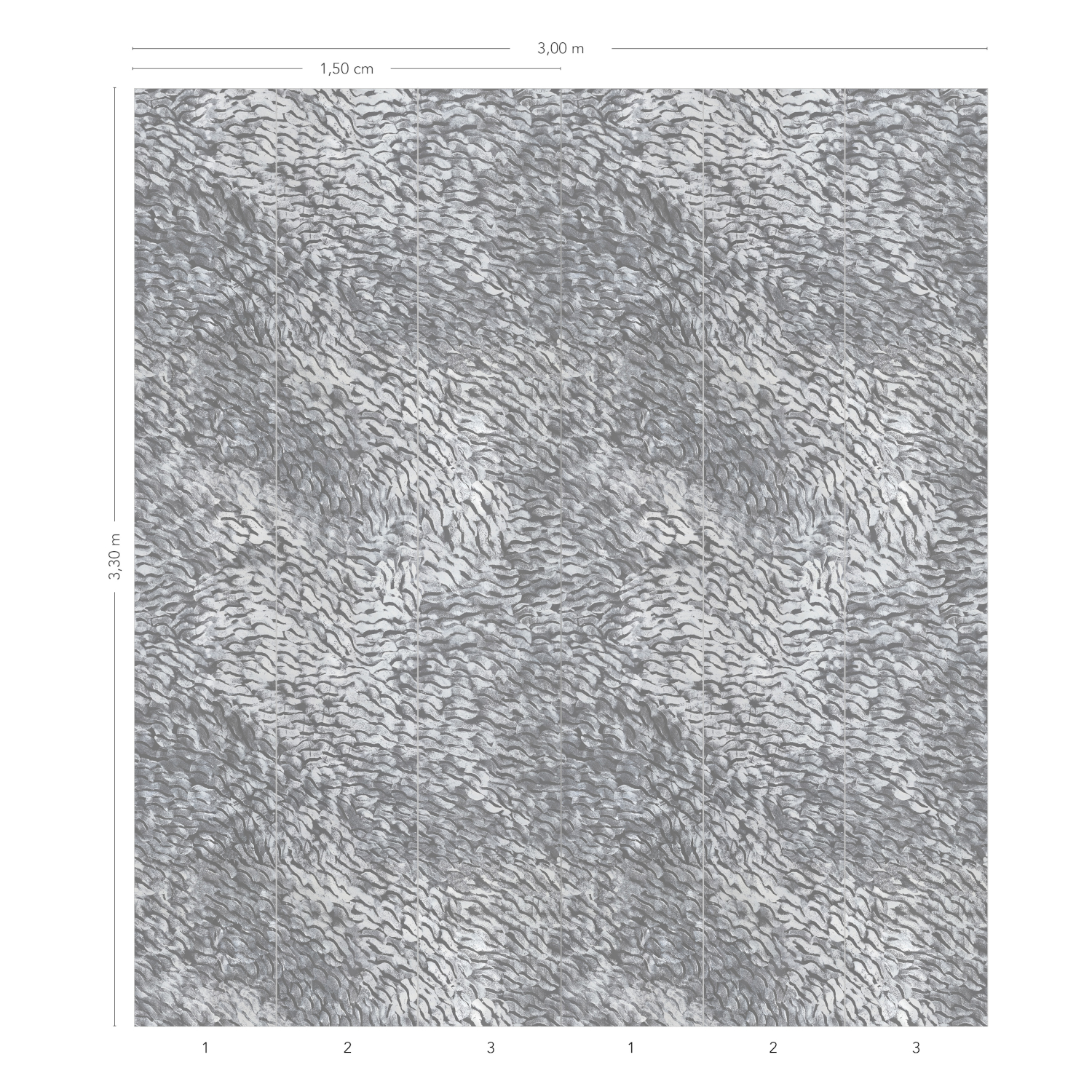 Wandbild Cascade - Gris