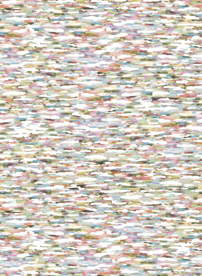 Tapete Shimmering - Mehrfarbig Pastell