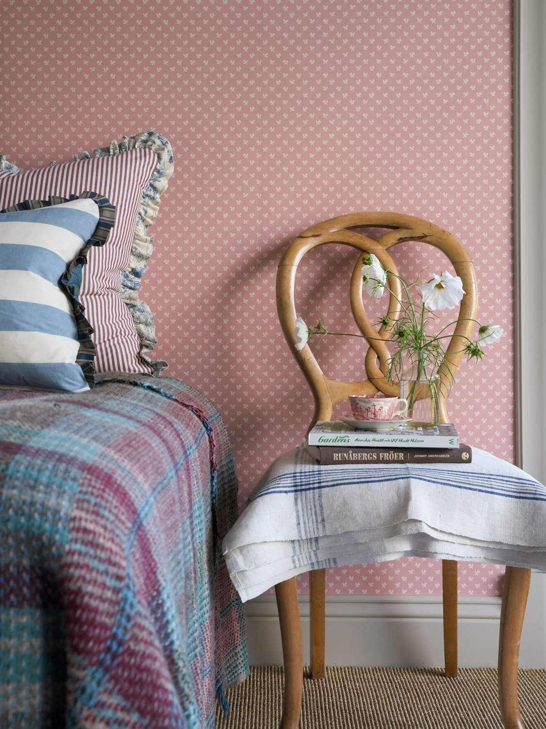 Tapete Tiny Flower - Powder Pink