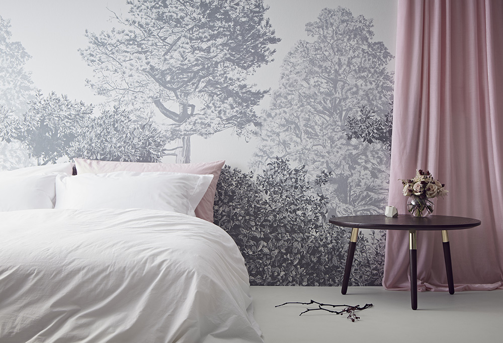 Wandbild Hua Trees - Grey