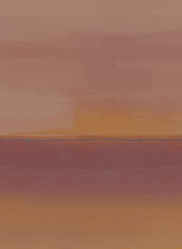 Wandbild Alegranza - Orange Panel 1