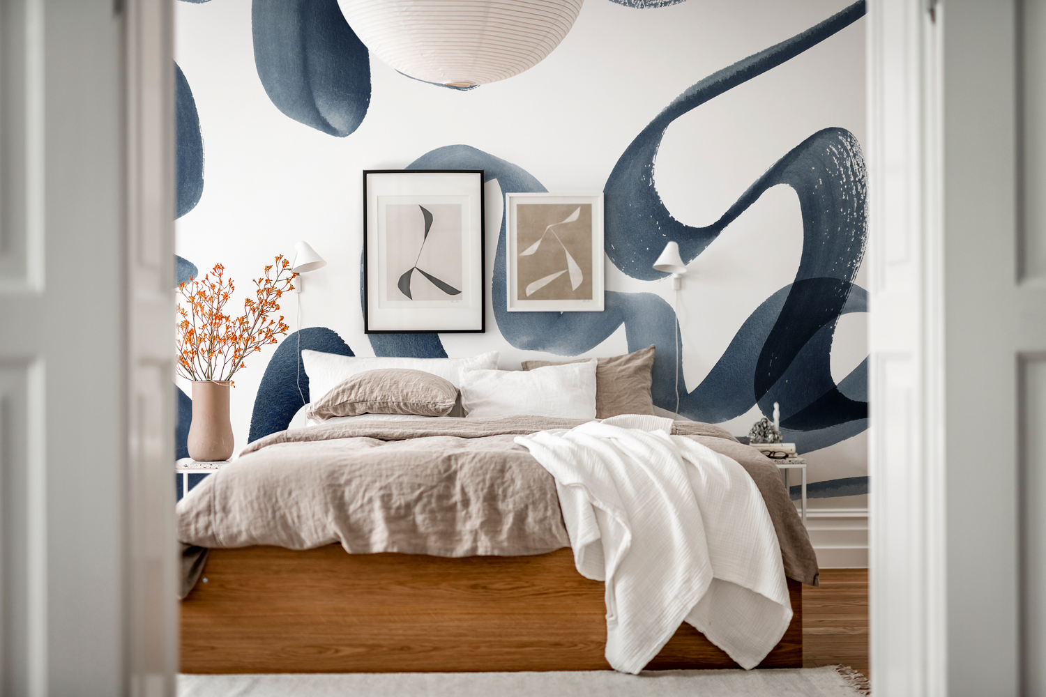Wandbild Waves - Ink