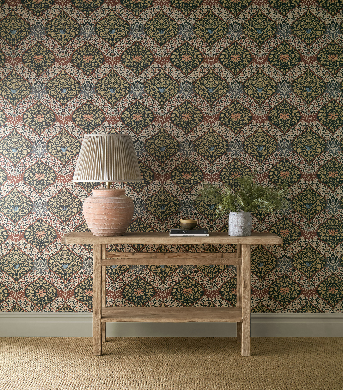 Tapete Norbury - Brick/ Teal