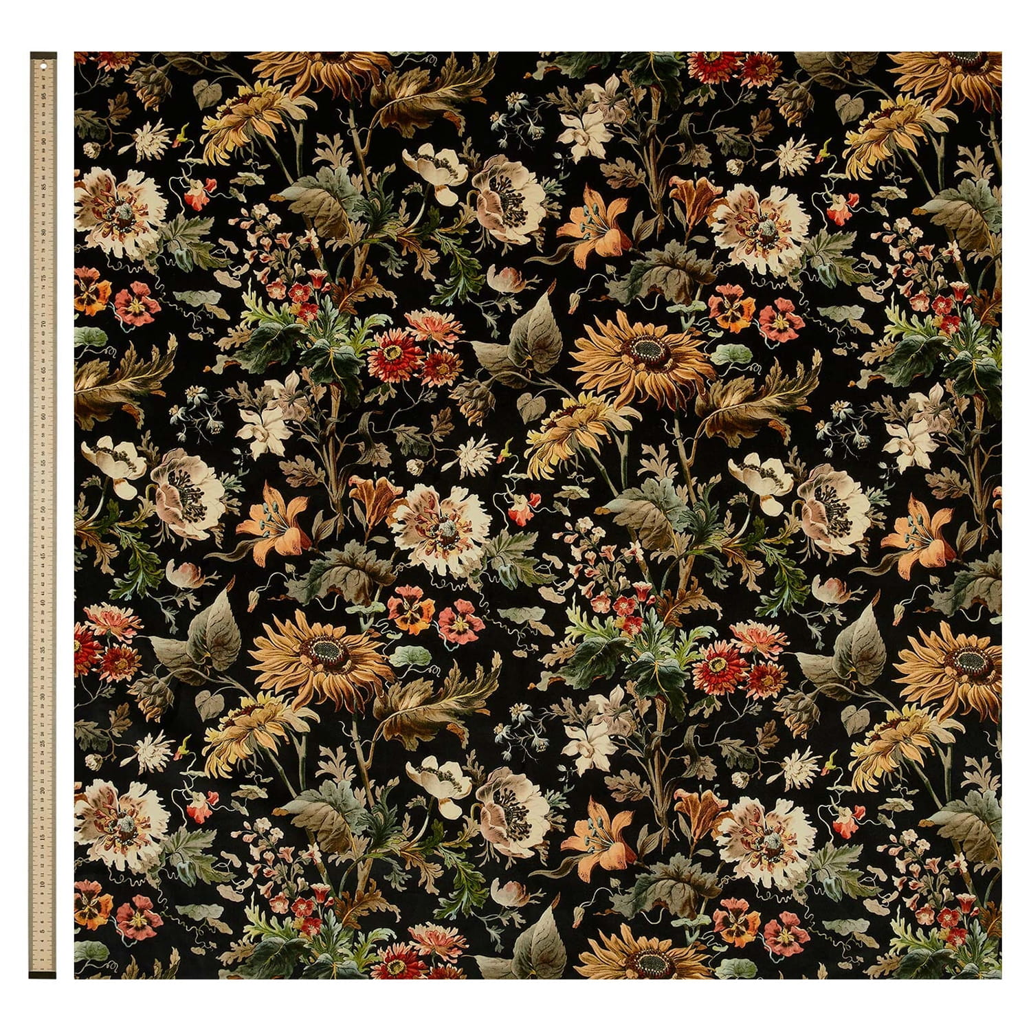 Stoff Avalon - Velvet - Noir