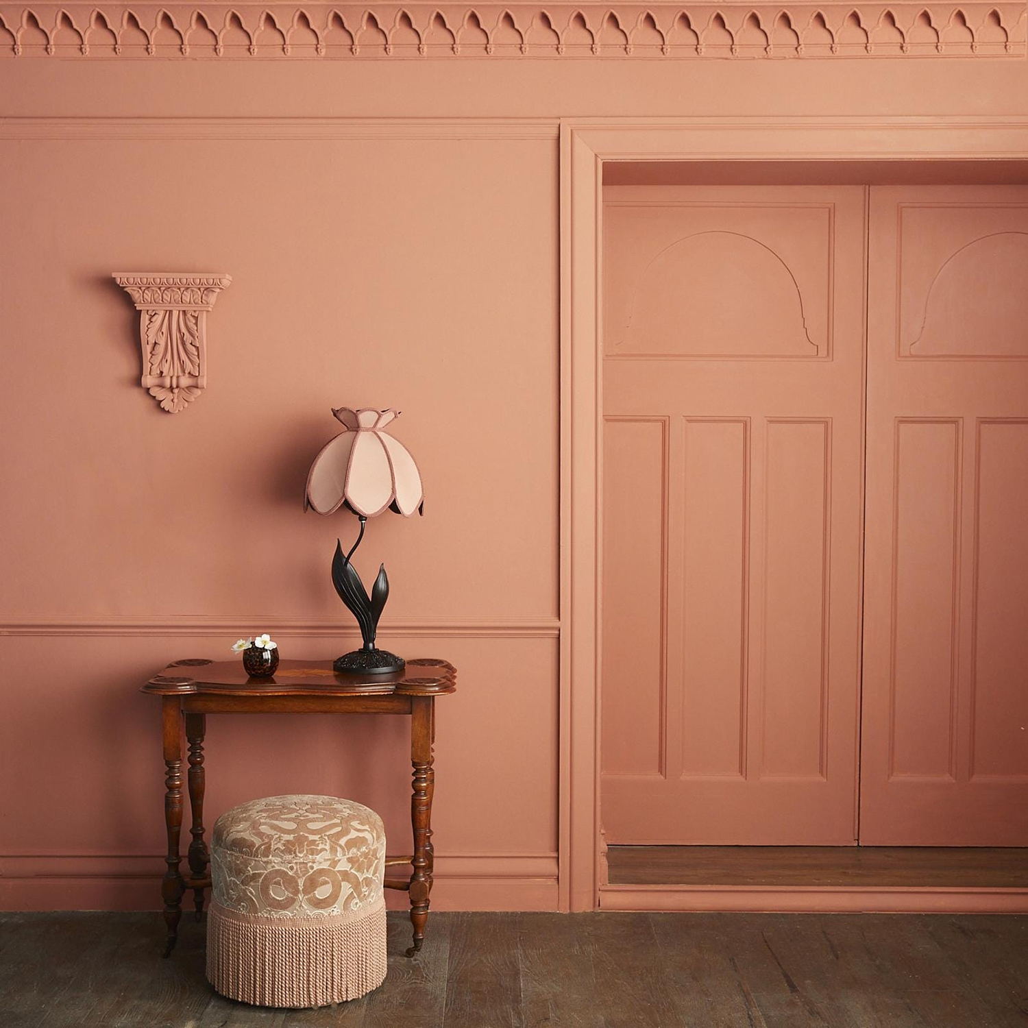 Stoff Anaconda - Cut Velvet - Dusk Pink