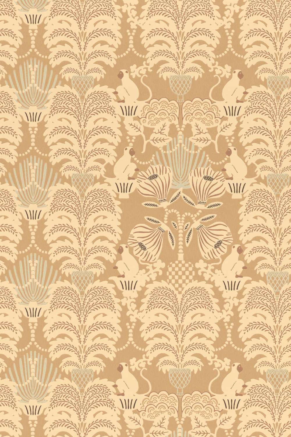 Tapete Hello Monkey - Camel Brown