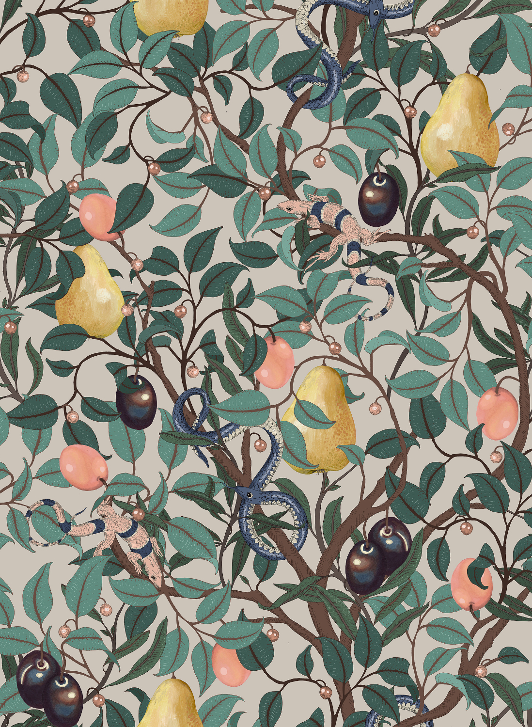 Tapete Fruit Garden - Colorful