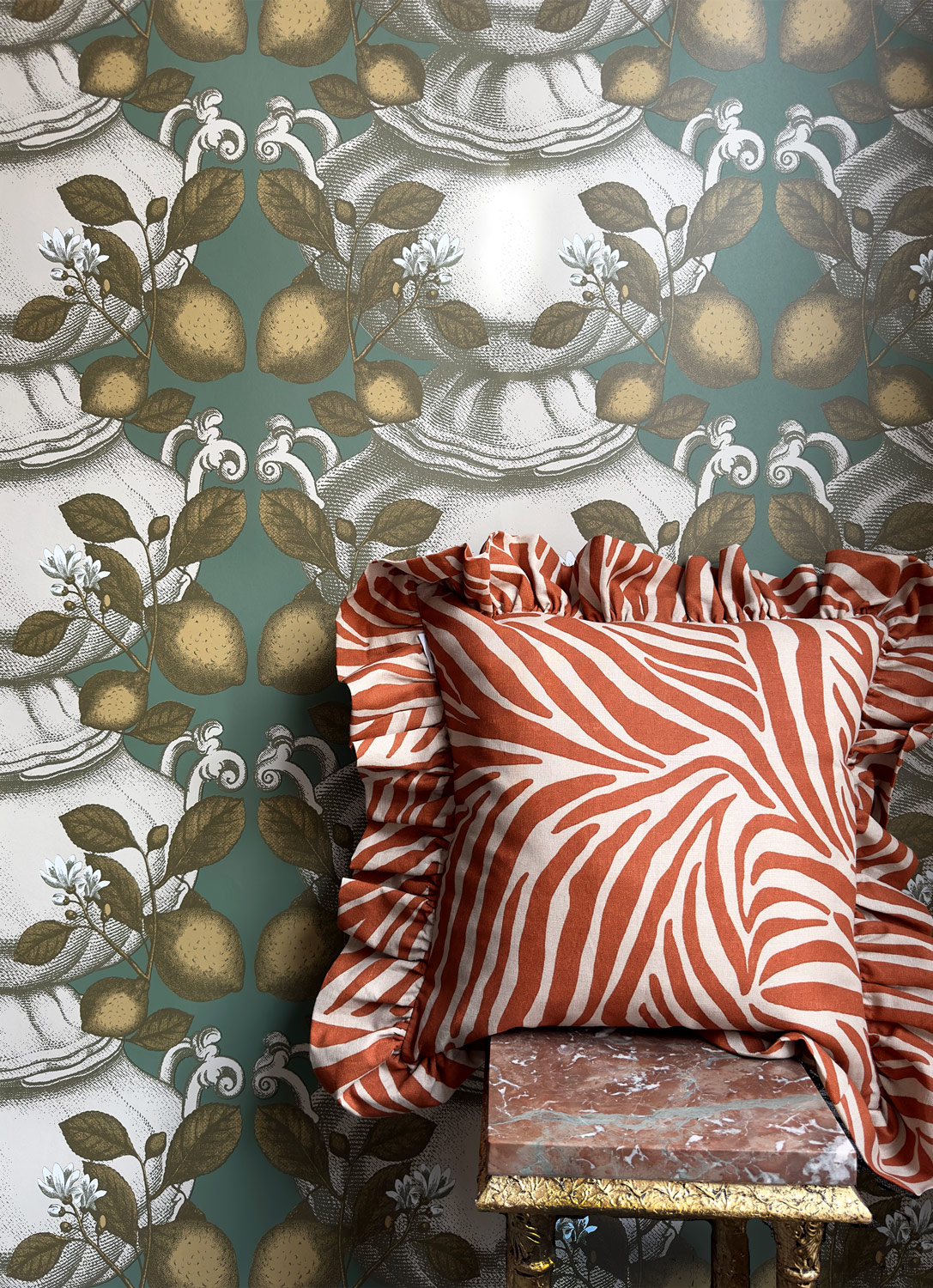 Wallpaper Limoncello - green