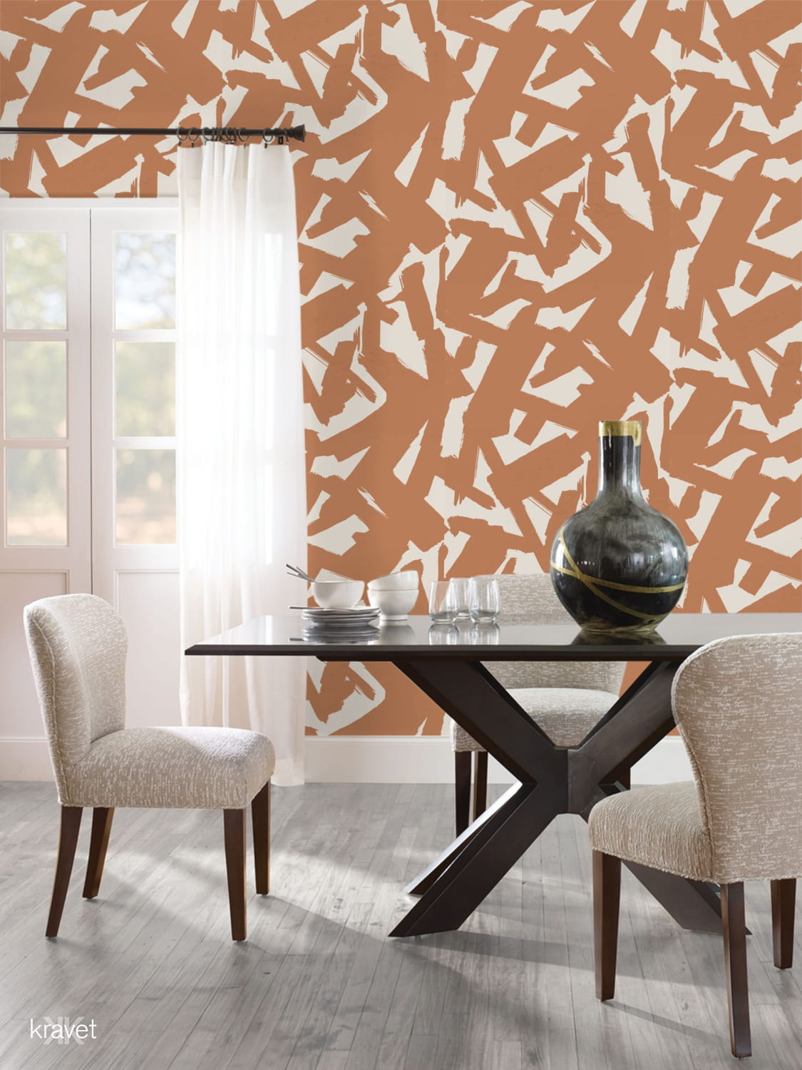 Tapete Bold Lines - Clay