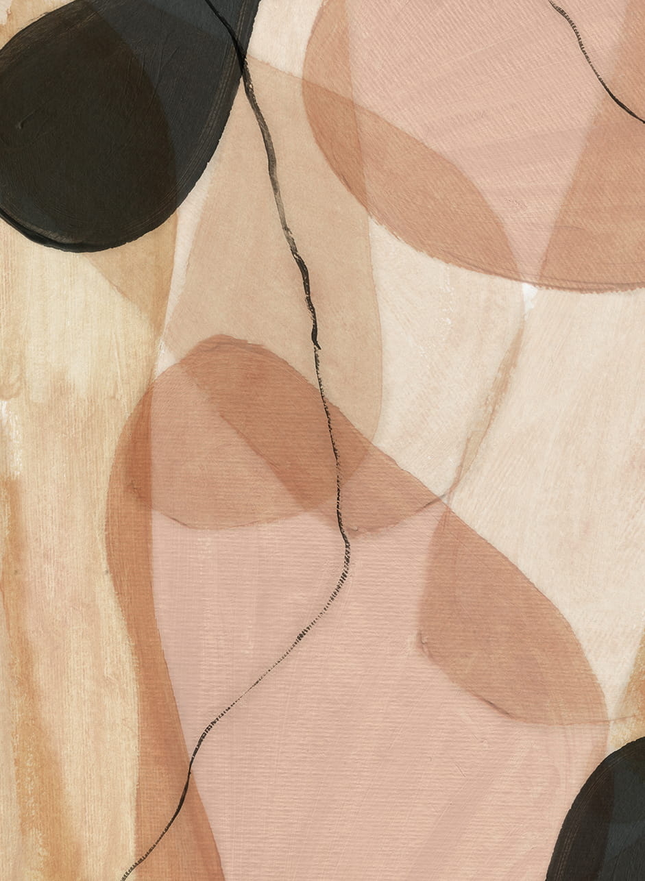 Wandbild Asana - Dusty Pink