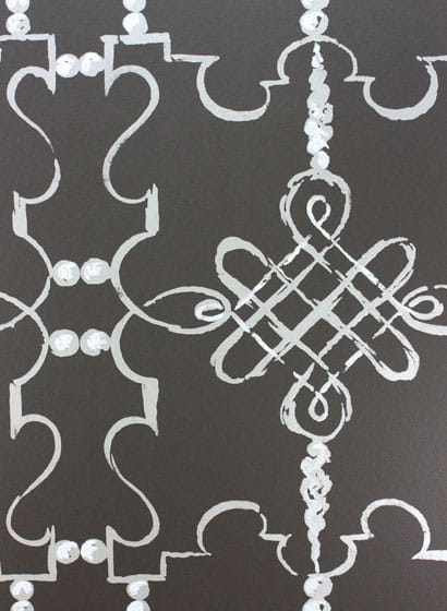 Tapete Portavo - Chocolate/ Silver