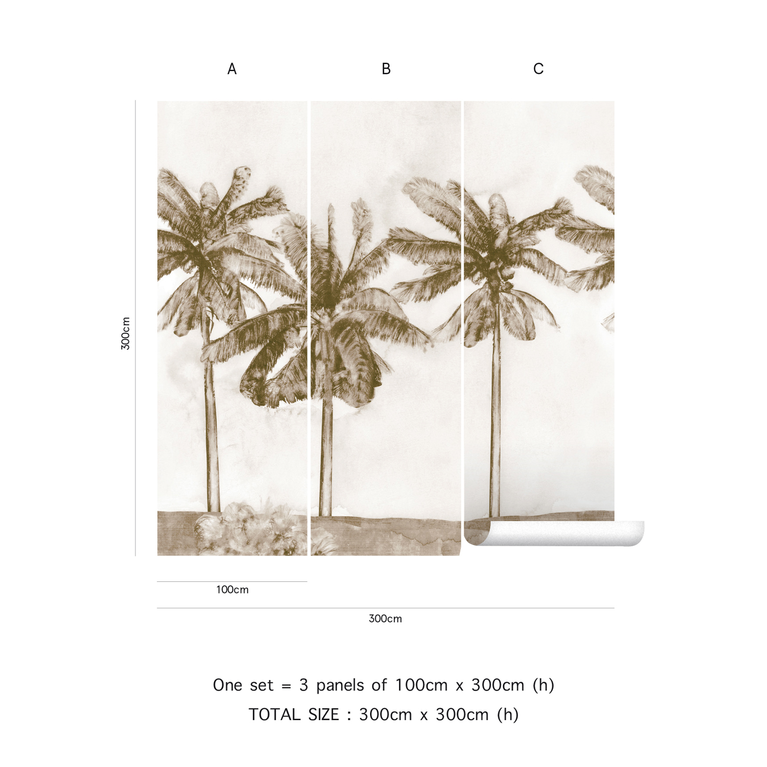 Wandbild Paradise - Ochre