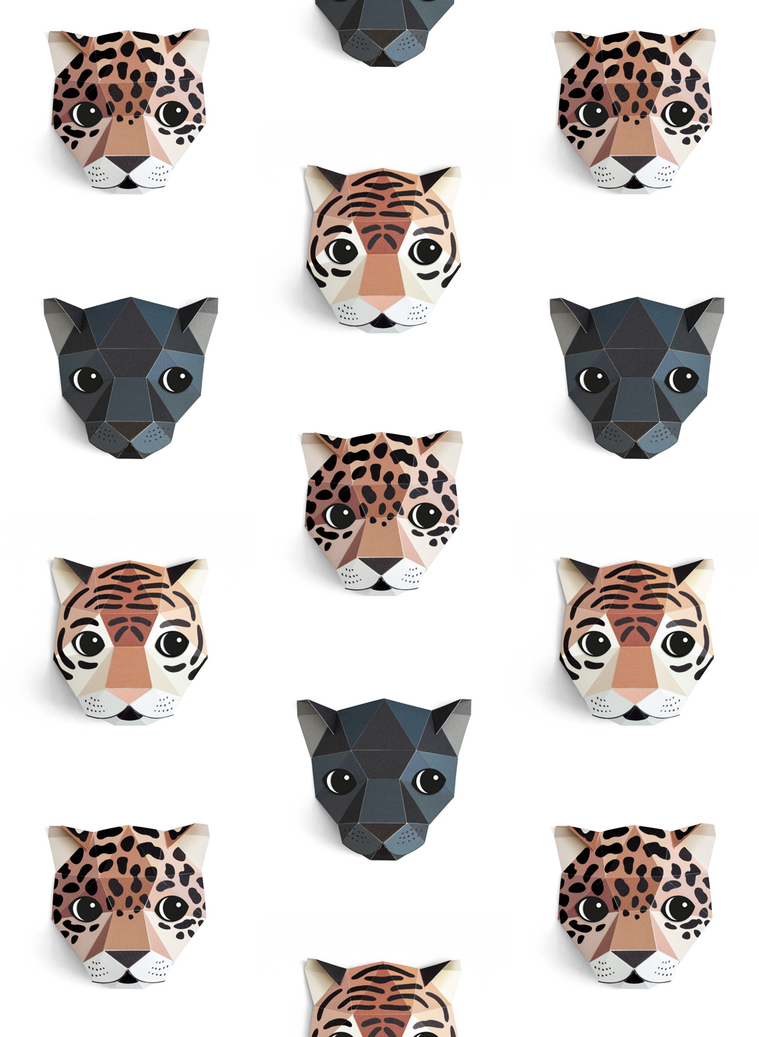 Tapete Panthera - White