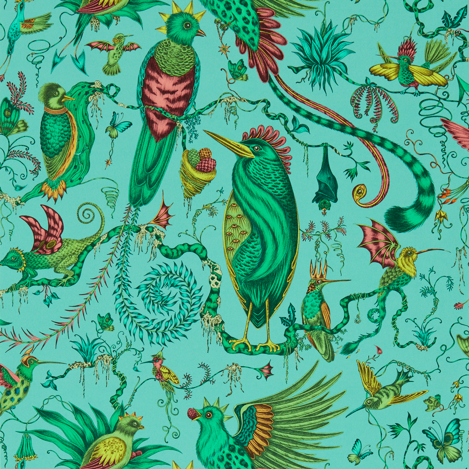 Tapete Quetzal - Aqua