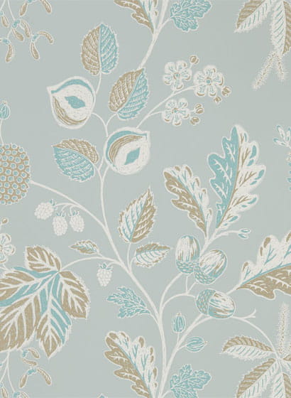 Tapete Warwick - Blue/ Grey