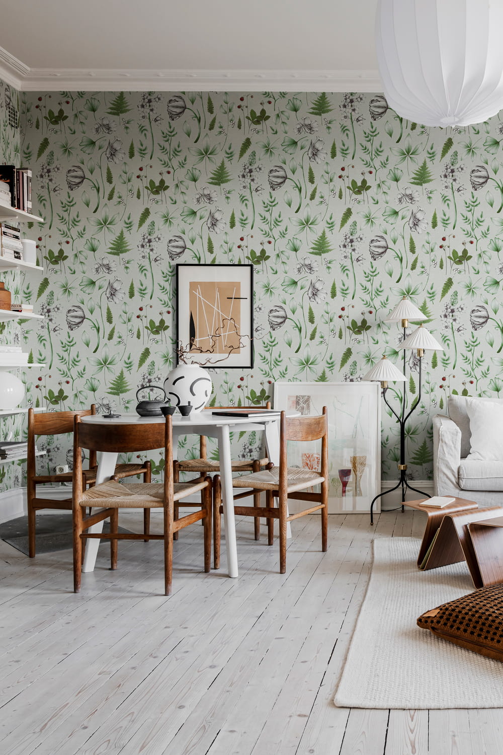 Wandbild Botanical - green
