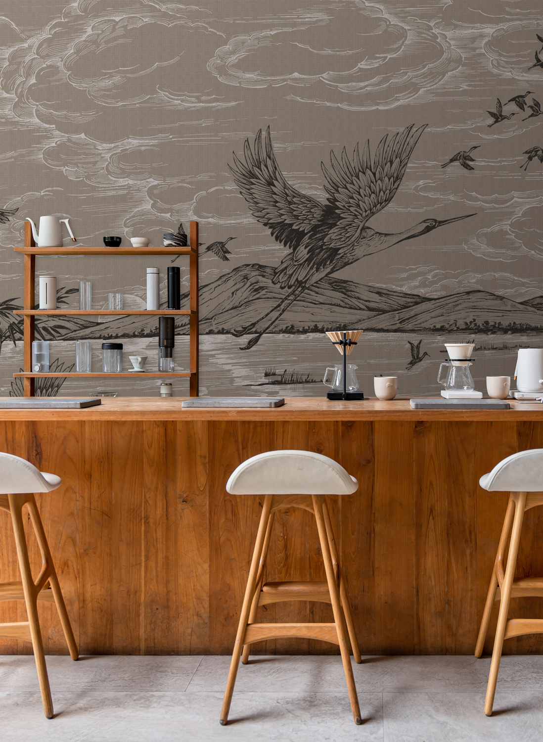 Wandbild Herons Poetry
