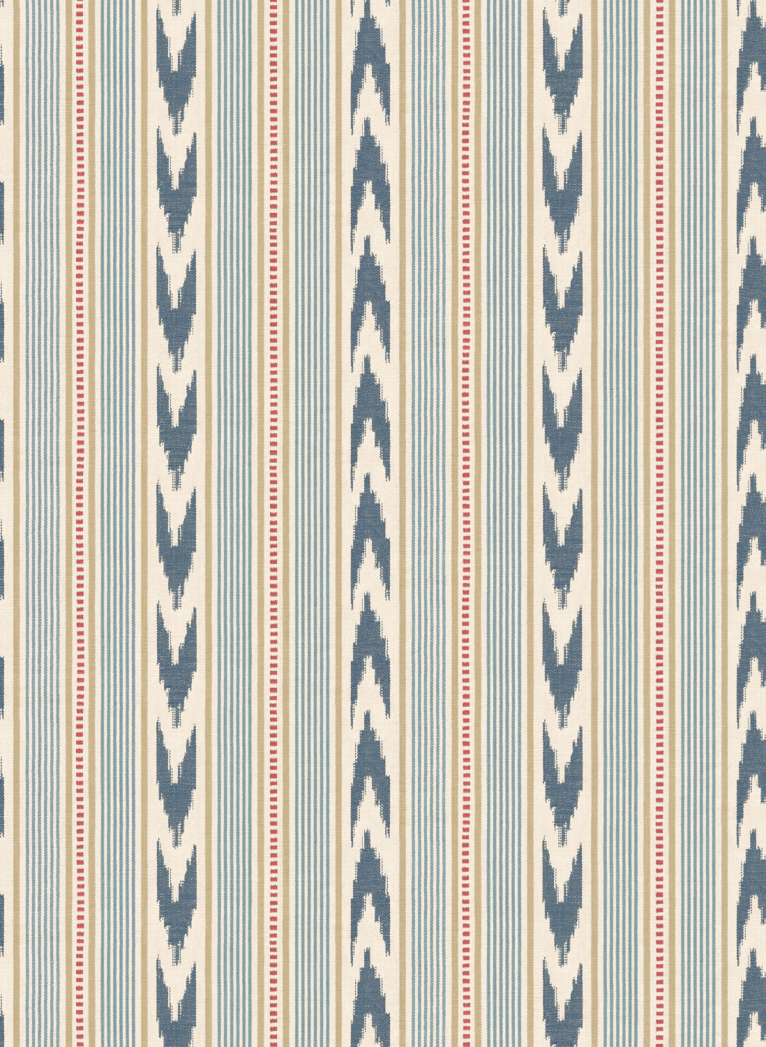 Tapete Newport Stripe - Blue/ Red