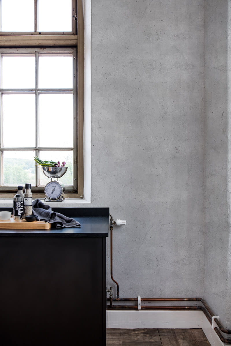 Wandbild Solid - Gray