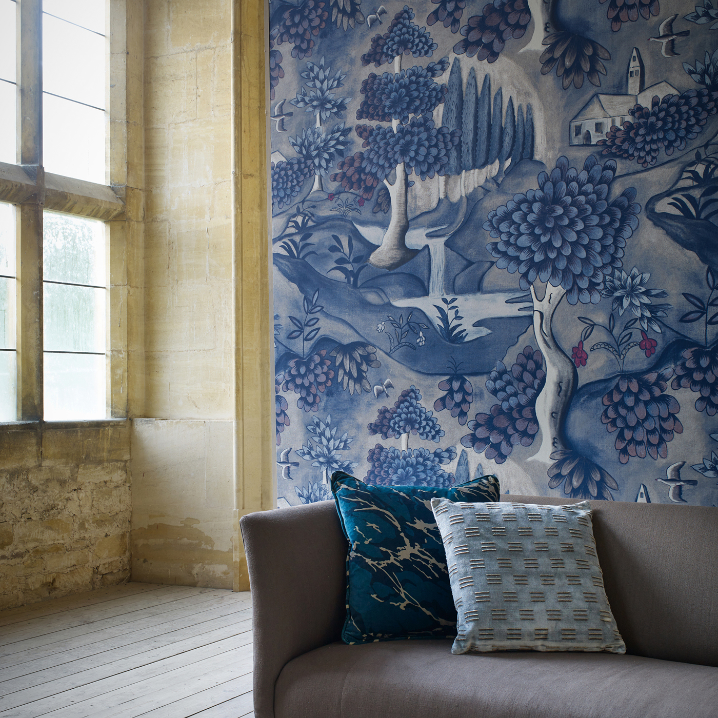 Tapete Verdure - Indigo