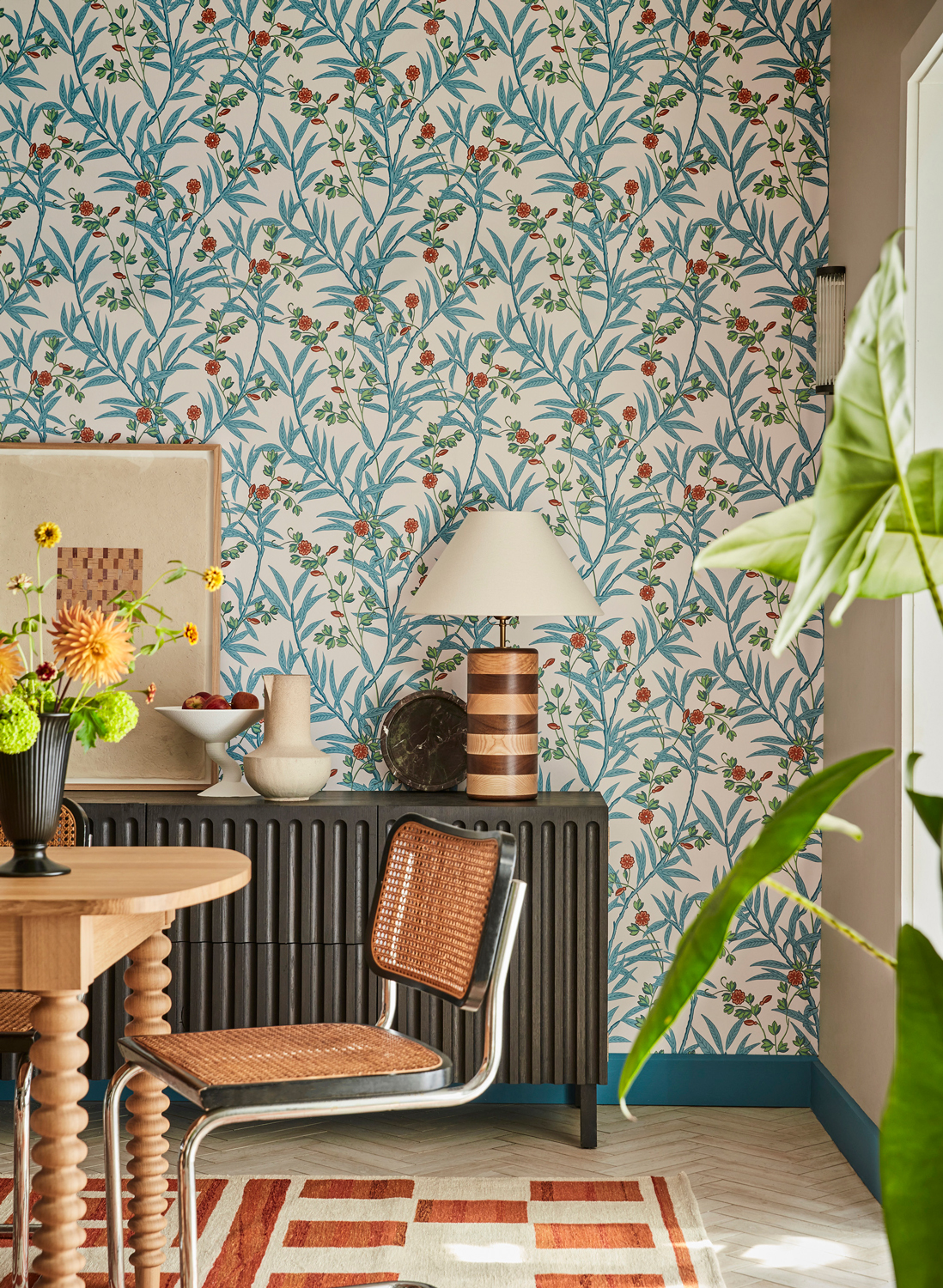 Tapete Bamboo Floral