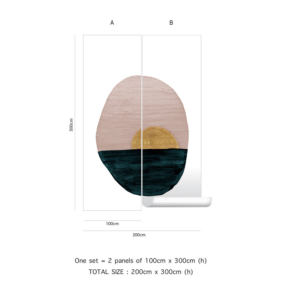 Wandbild Totem - Nude