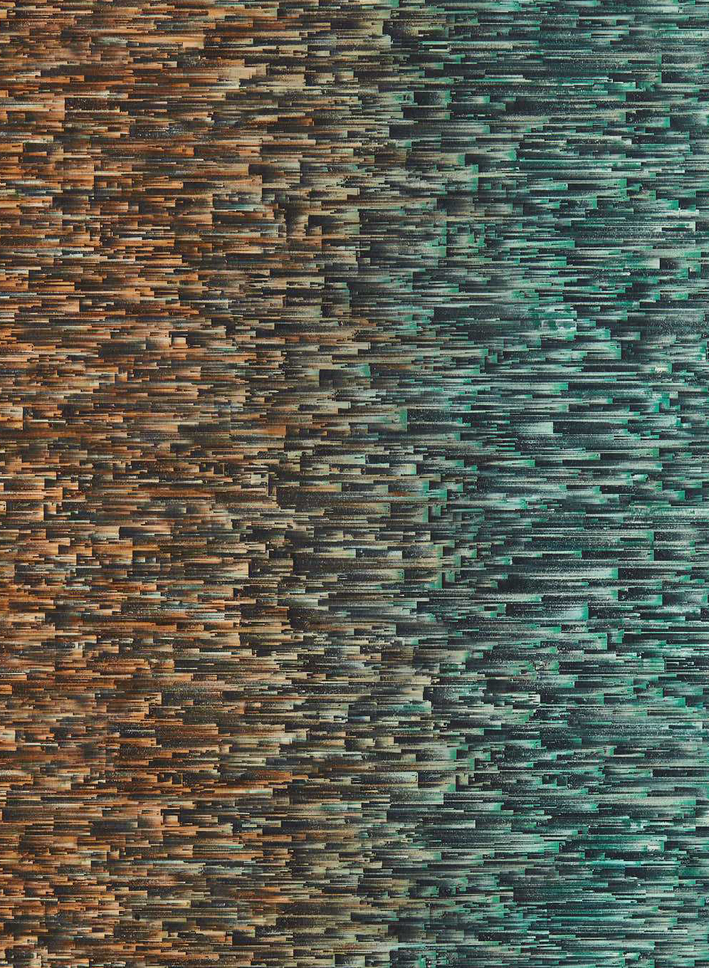 Tapete Ombre - Teal/ Spice