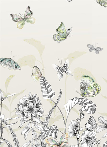 Wandbild Papillons - Birch