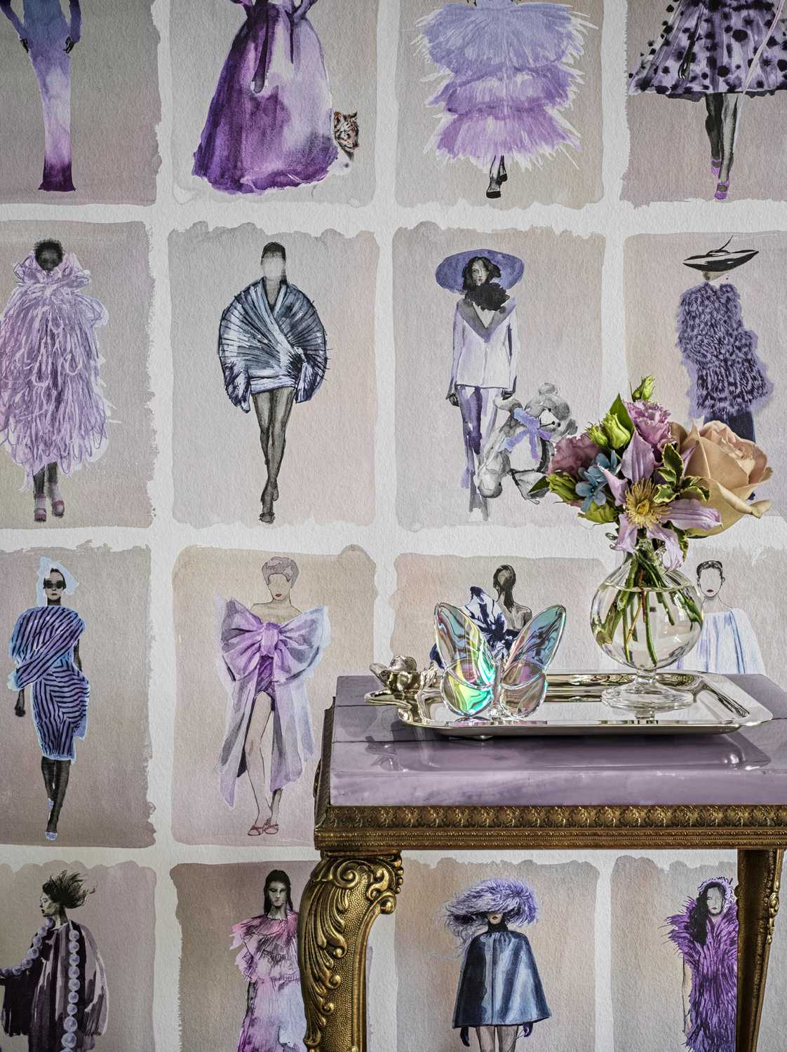 Tapete Couture Carousel - Lavender