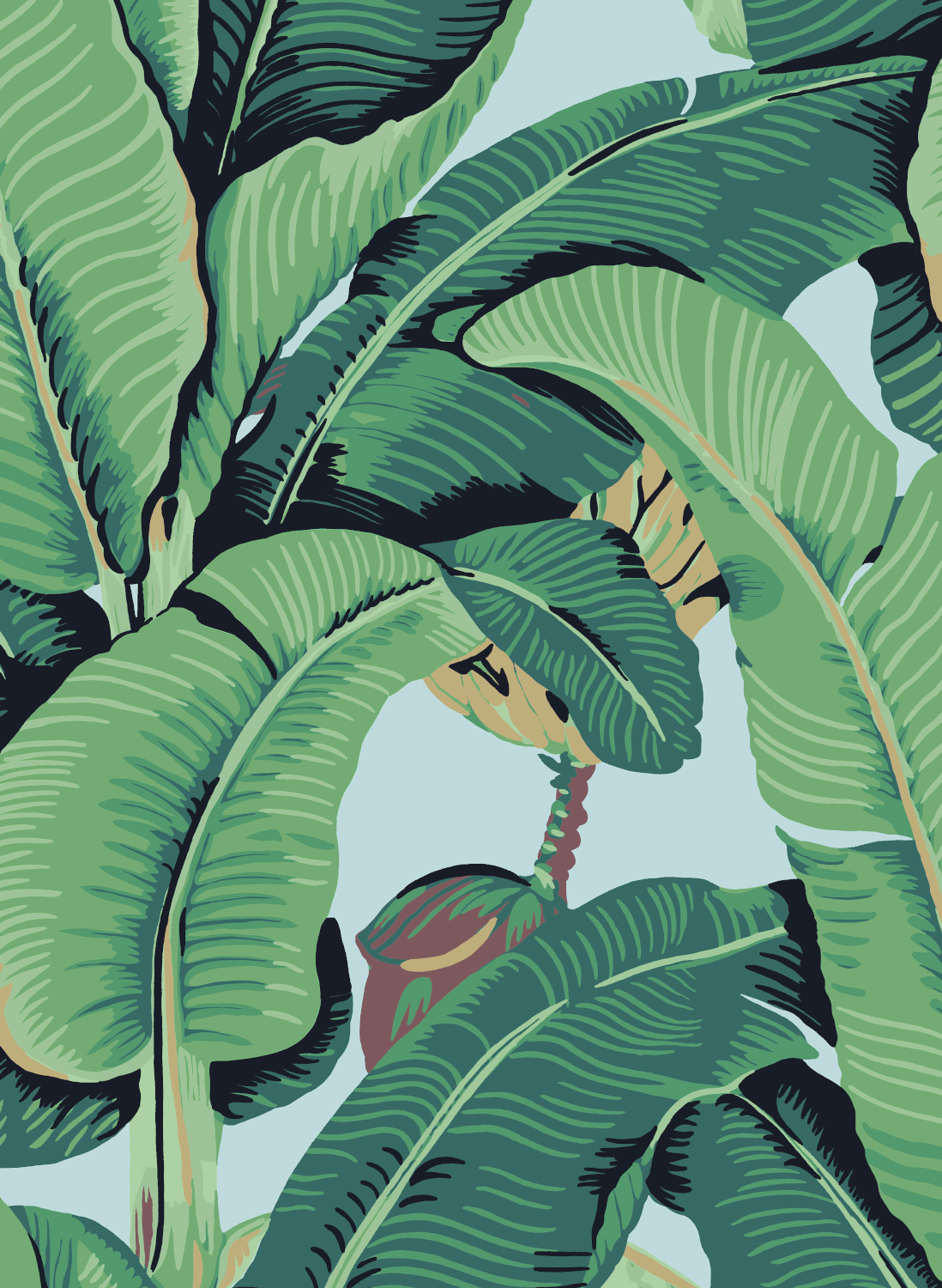 Tapete Hinson Palm - 26011