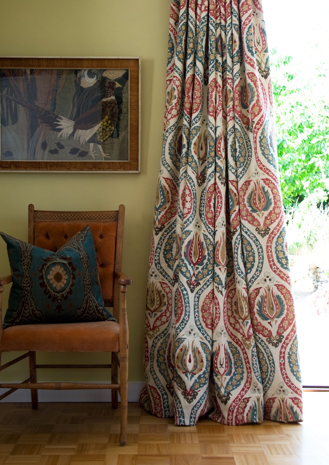 Fabric Benaki - Mulberry Blue