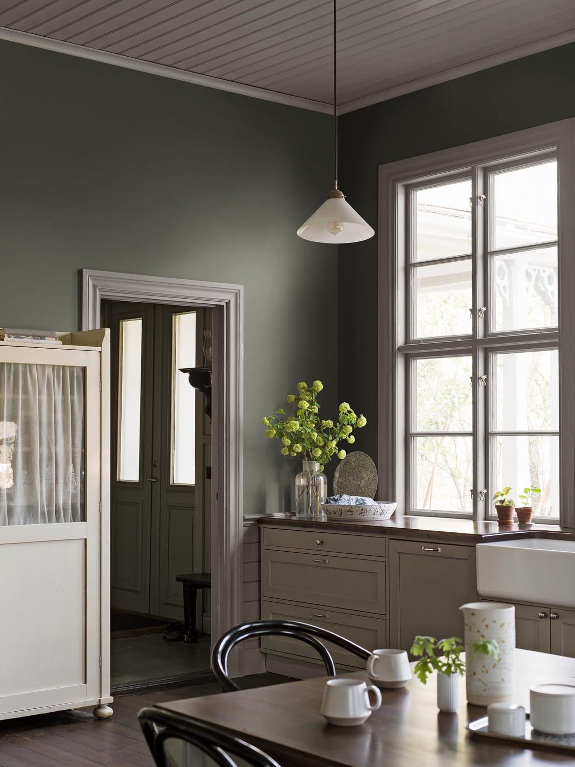 Tapete Linen - Deep Sage