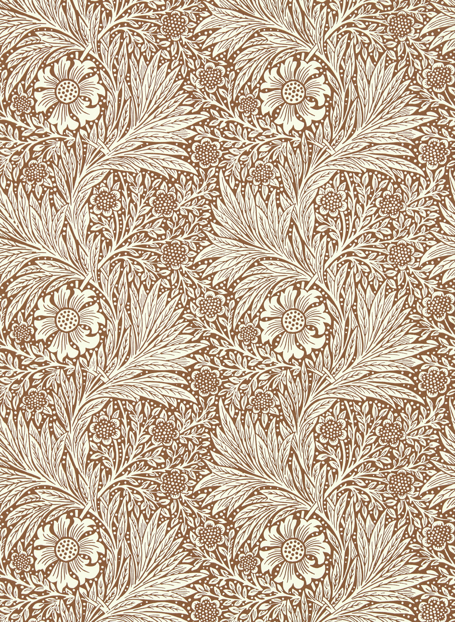 Tapete Marigold - Chocolate/ Cream