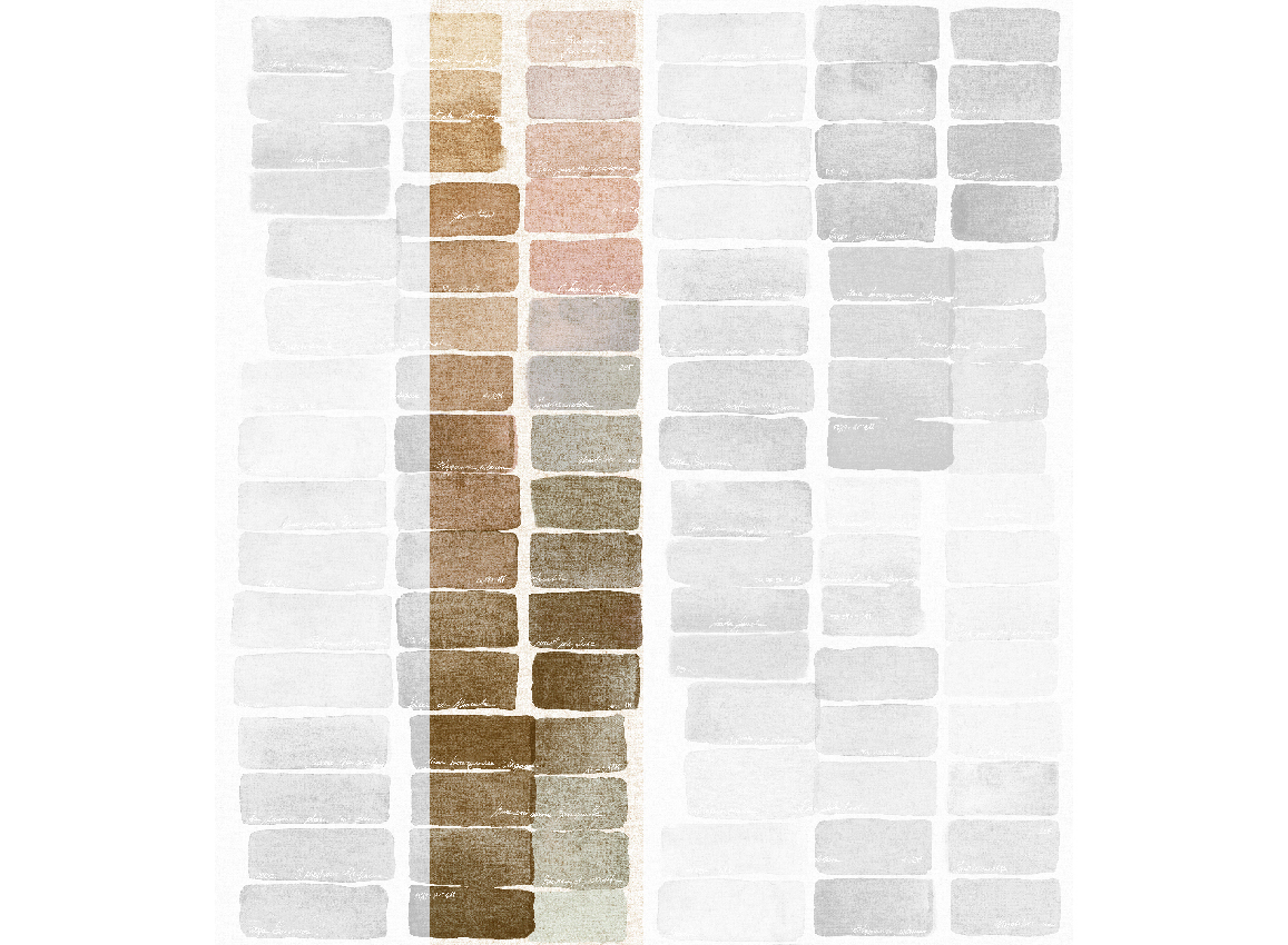 Wandbild Clichy - Brown Panel 2