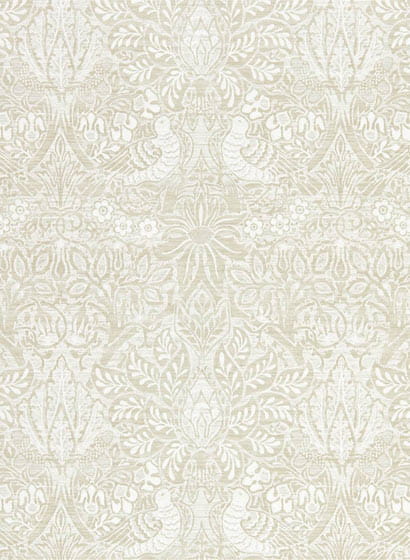 Tapete Pure Dove & Rose - White Clover