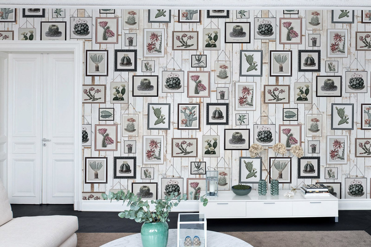 Wandbild Cactus Wall Art - Faded